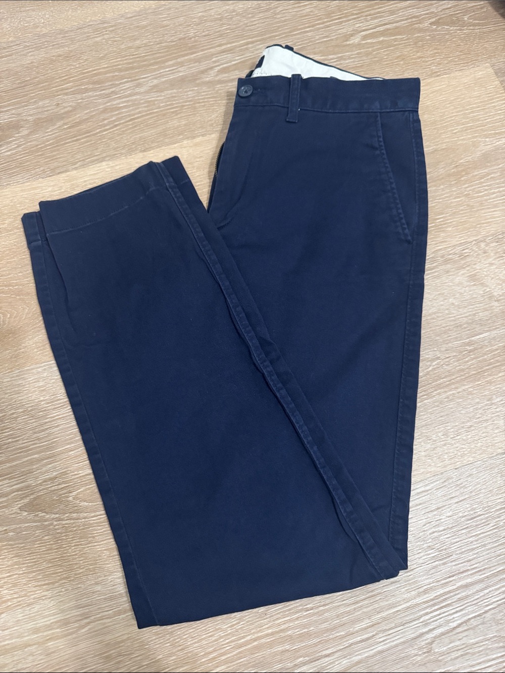J. Crew Navy Men’s Chino Pants - Straight Fit (W31, L32)